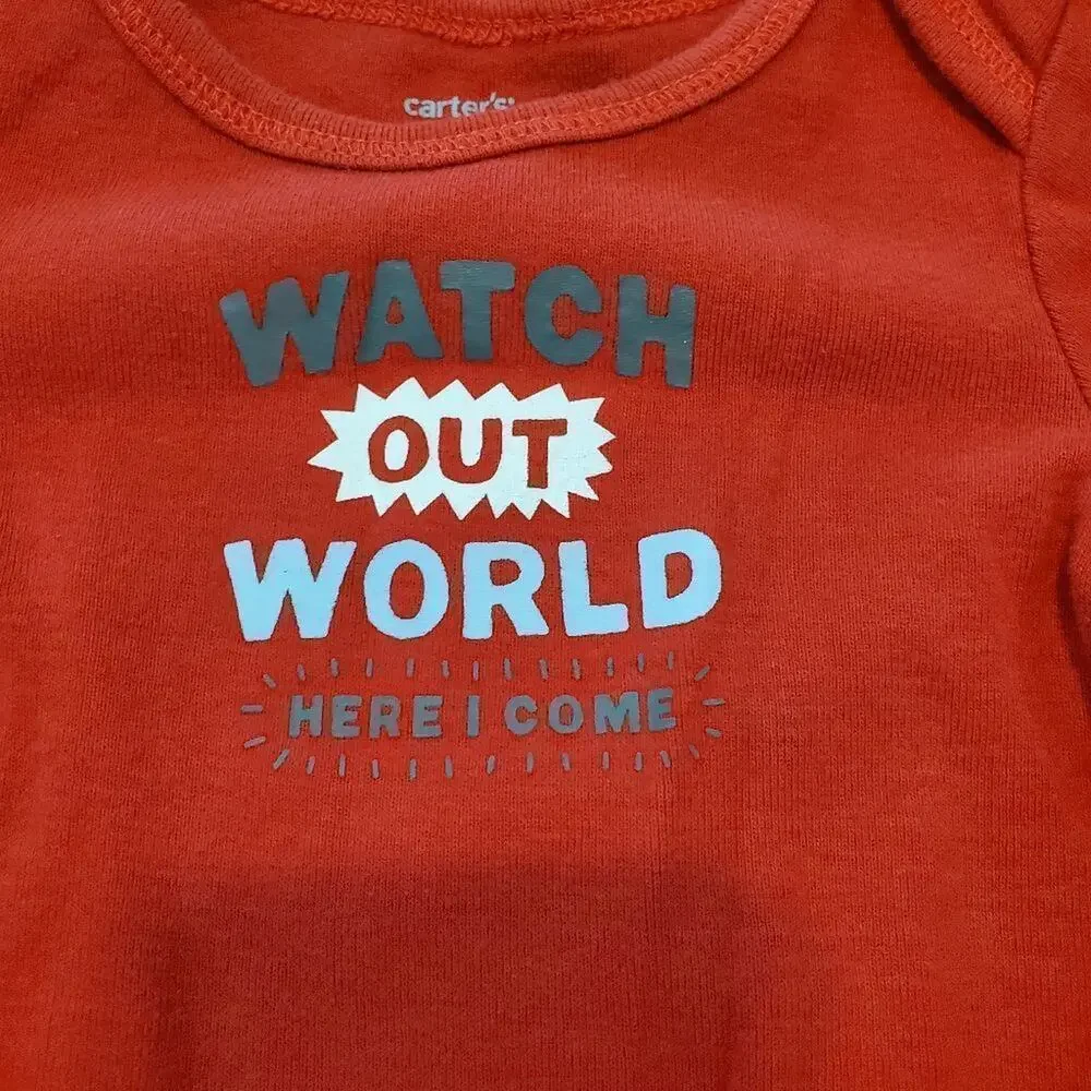 Carters 9 month long sleeve onesie